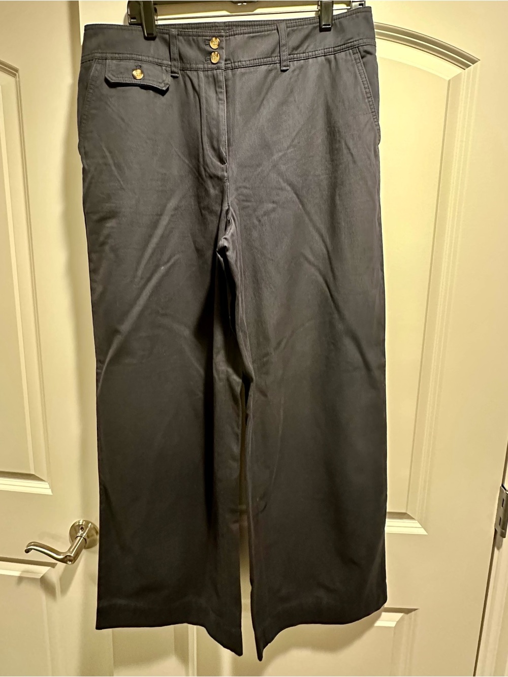 Talbots Women's Boot-Cut Pants in Dark Navy